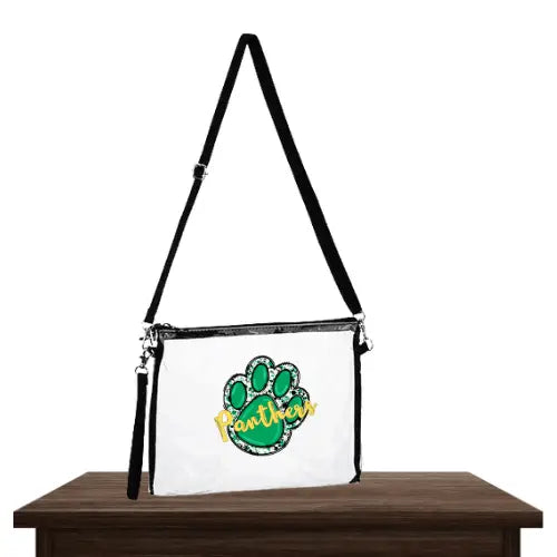 Clear Stadium Bag- Panthers Paw image 0