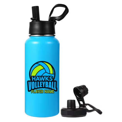 Water Bottle VRA Volleyball Personalized (Bold Logo) image 0