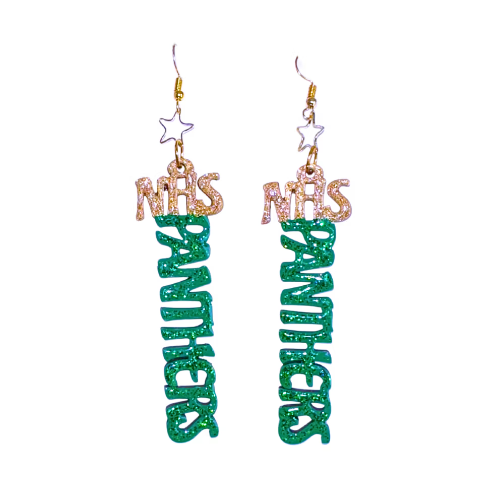 Earrings- NHS Panthers image 0