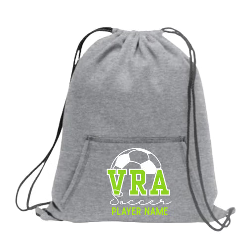 Sweatshirt Soccer Script Cinch Bag image 0