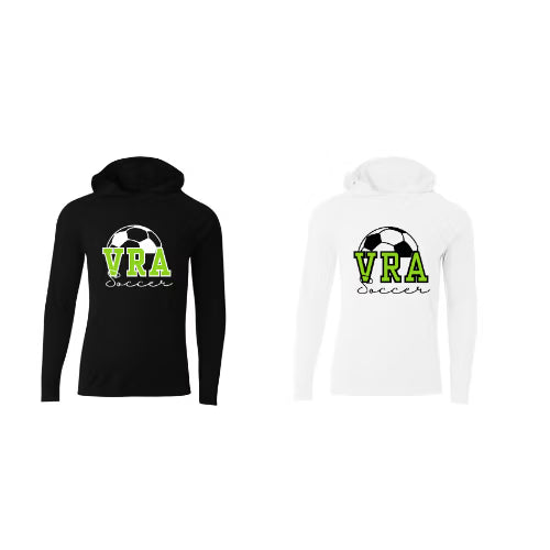 Hooded DriFit Long Sleeve- Simple Logo Hawks Soccer Script Logo image 1