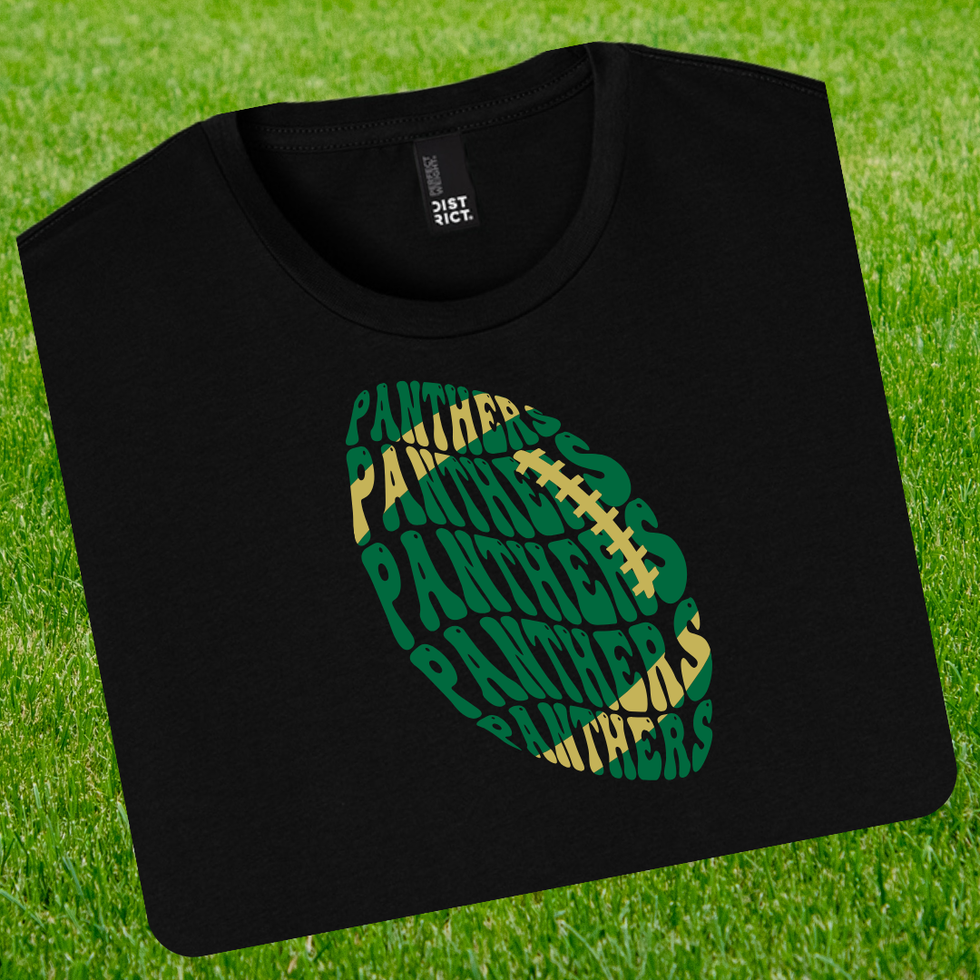 Panthers Groovy Football- Green