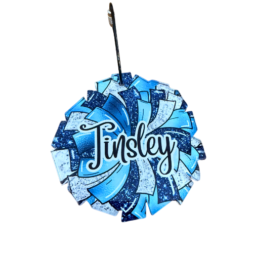 Customizable Tag- Pom Pom