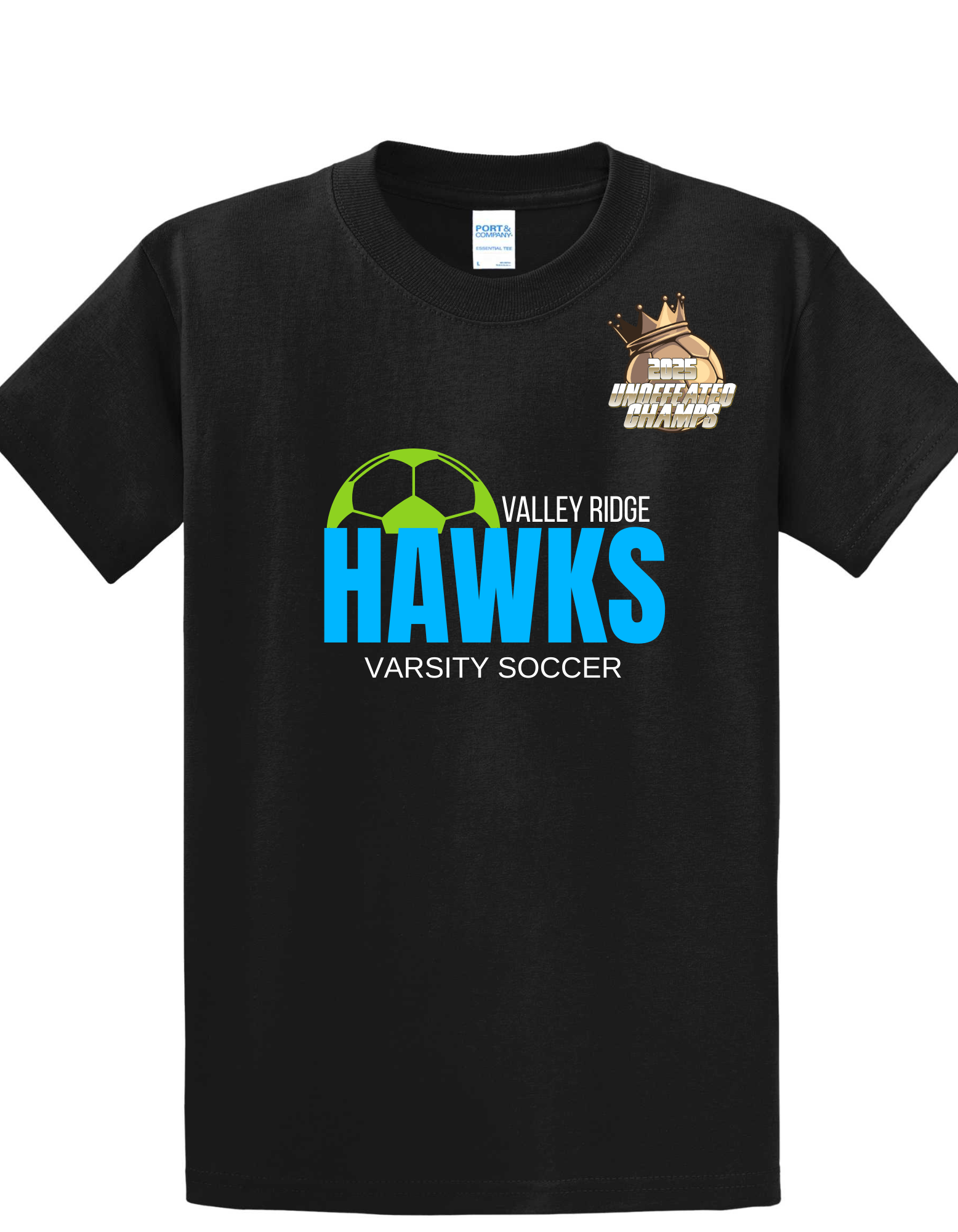 VRA Soccer Champs-Badge- Short Sleeve