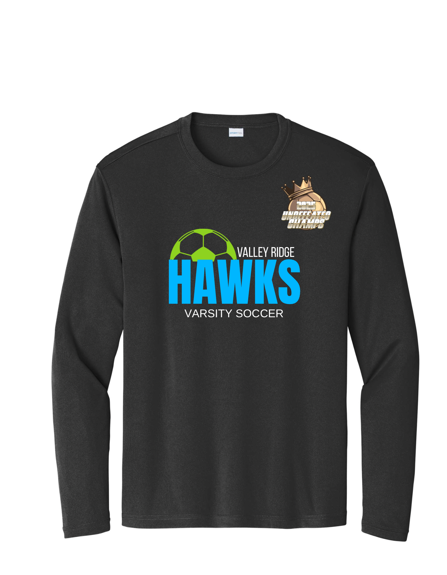 VRA Soccer Champs- Badge- Long Sleeve dryfit