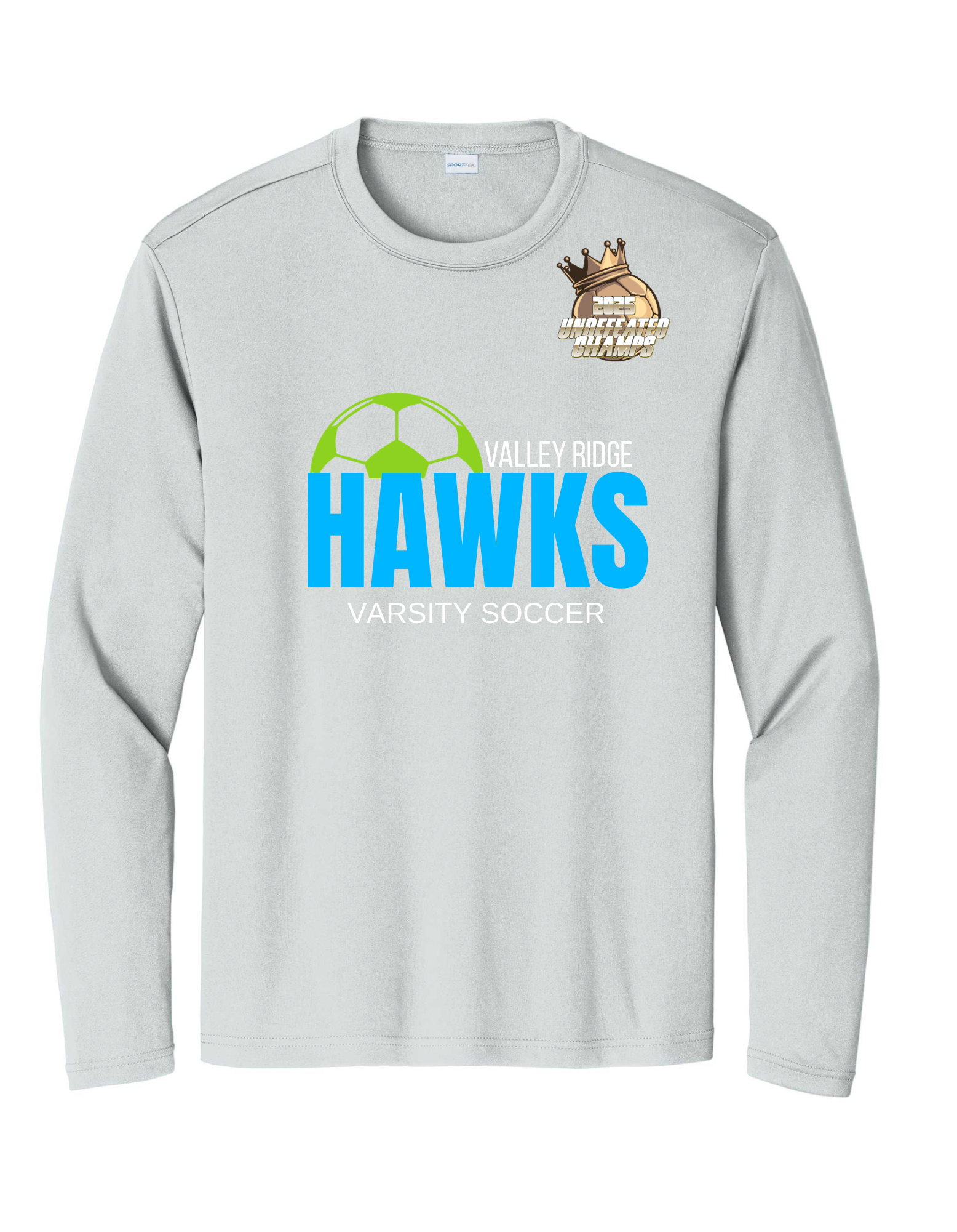 VRA Soccer Champs- Badge- Long Sleeve dryfit