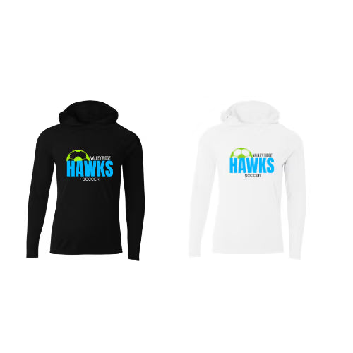 Hooded DriFit Long Sleeve- Simple Logo Hawks Soccer image 1