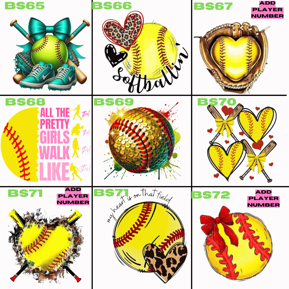 T-Shirts Softball (BS65-BS72) image 0