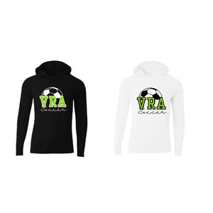 Hooded DriFit Long Sleeve- Simple Logo Hawks Soccer Script Logo image 1