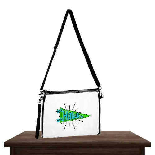 Clear Stadium Bag- Hawks Pennant Solo image 0