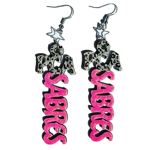 Cheetah Print Earrings image 1
