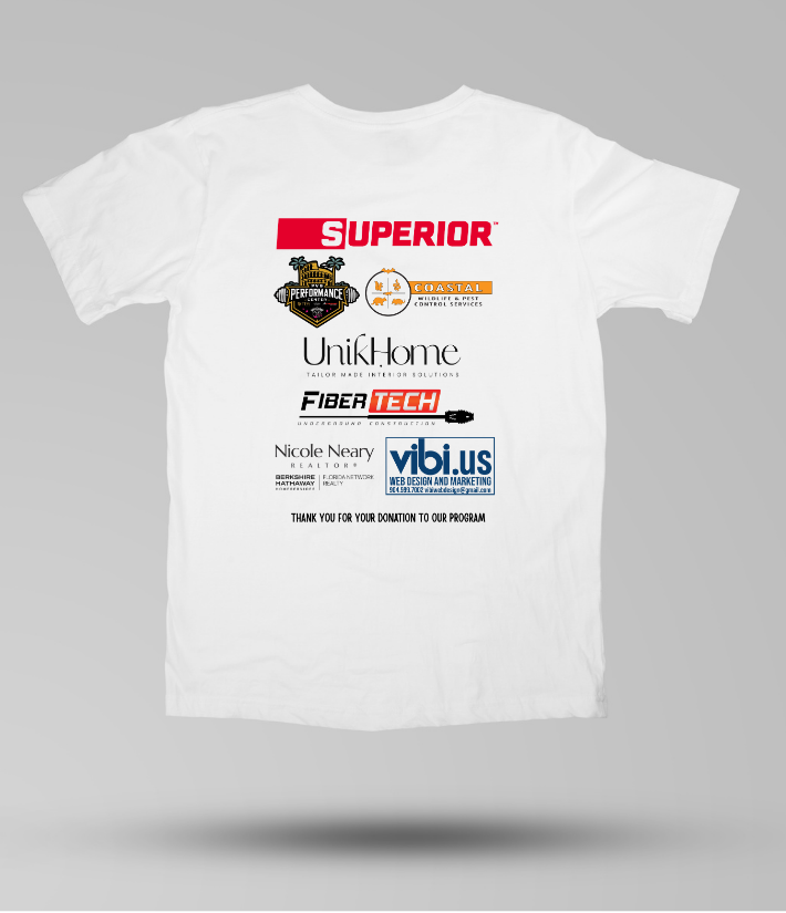 Flag Football Donor Shirt- 3D Logo