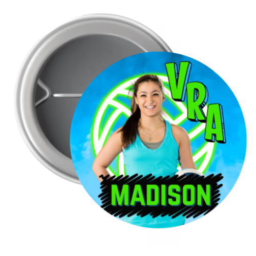VRA Volleyball Photo Button image 0