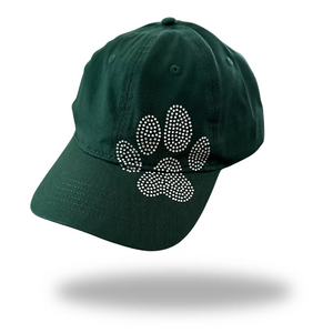 Soft Twill Hat with Rhinestone PawPrint image 0