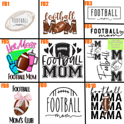Football Designs- Football Mom (FB1-10) image 0